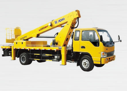 Efficient XZJ5082JGK Reaching Up And Over Machinery Truck Mounted Lift