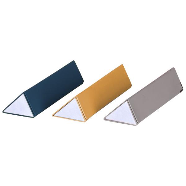 Multifunction PU Handmade Folding Eyeglass Case Triangle Metal Sunglasses Case Box