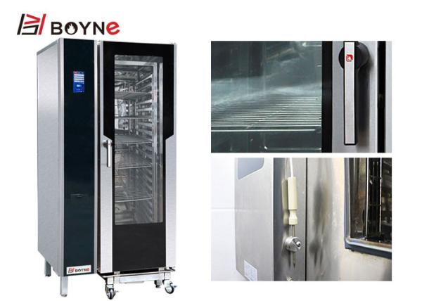 20 Trays Combi Steam Oven 304 Stainless Steel Canteen Restaurant Electric Combi Oven