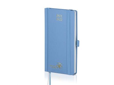 Espiral de Hardshell - personalização acadêmico encadernada Dusty Blue do planejador