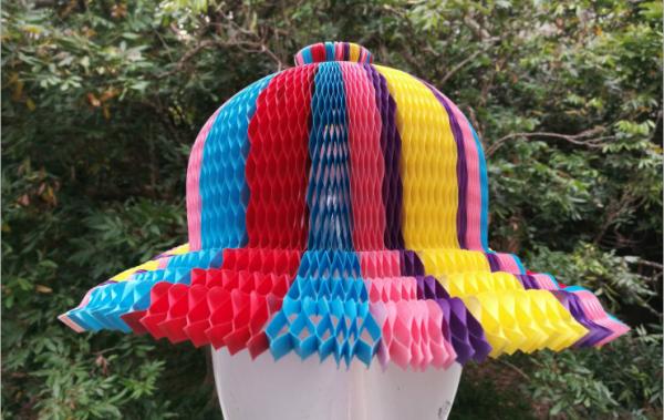 Casual fashion hats, travel and leisure style hats, casual paper hats, green hats，size 20.5cm * 1cm * 4.3cm;   18 colors