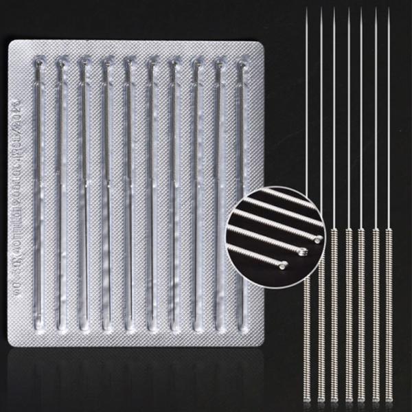 Tubeless Chinese Medical Acupuncture Needles with Sterile Spring Handle Chinese Medicine