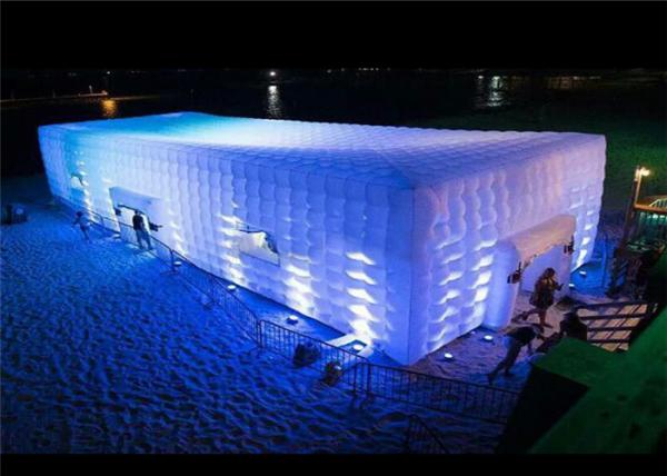Barraca inflável gigante móvel, bens reusáveis da barraca relativa à promoção inflável de Glamping