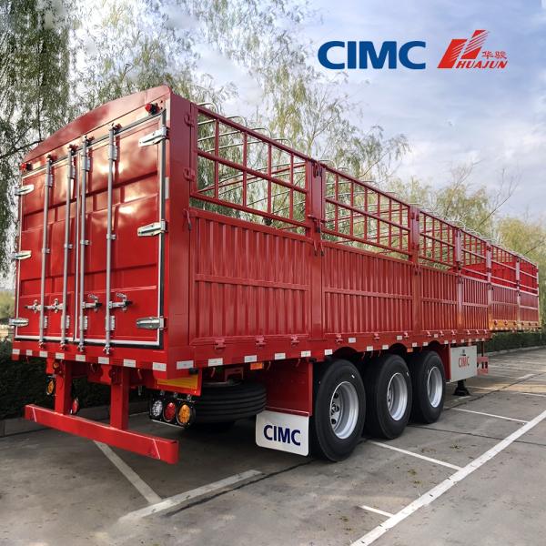 Standard 28Ton Landing Gear Fence Semi Trailer for Heavy Duty Bulk Transportation Needs