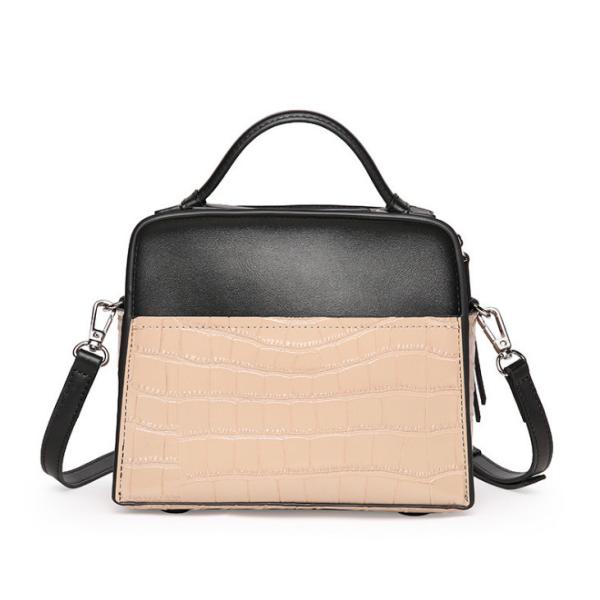Portable Case Bag Stone Patten Cow Leather Tote Bags New Arrival Handbags with