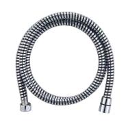 Salle de bain argentée noire longueur personnalisée tuyau de douche en PVC ultra-flexible 1,5 M avec finition