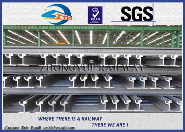 GB6KG GB9KG GB12KG Steel Crane Rail / Gantry Crane Track For Railway Construction