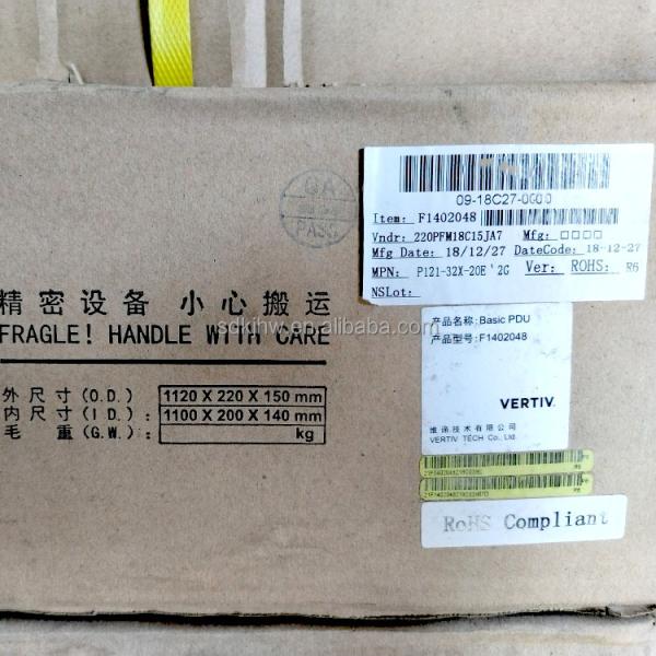 250V 16A 1U Basic Type Black Single Phase PDU for Cabinet Data Center AC Input Output