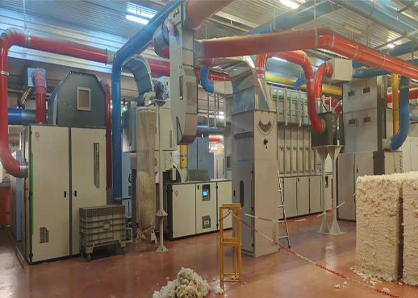 5-24T Cotton Blow Carding Room Blowroom Machine To O.E Rotor Spinning Machine