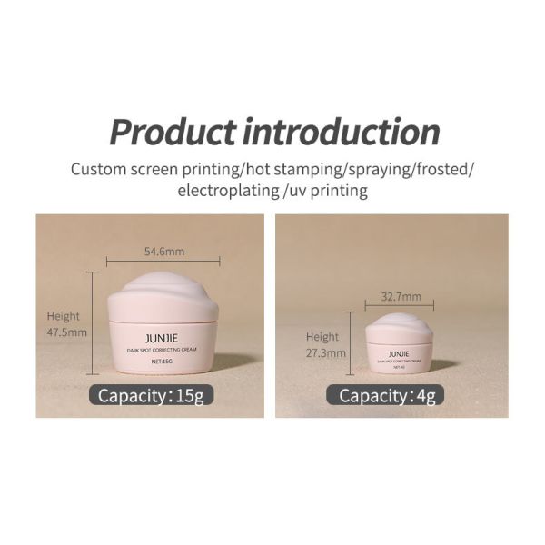 PP Round Jars Colored Plastic Jars Plastic Skincare Packaging Eye Round 4g 15g Cosmetic Jars for Cosmetics Industry Packaging