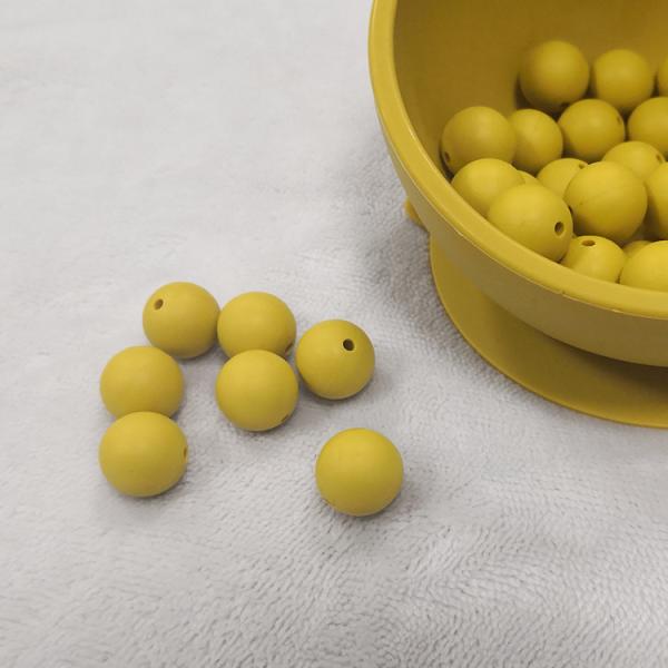 New Color BPA Free Baby Chew Necklace Round Silicone Teething Beads Brown/pink/orange/green/blue or Custom Color DL13-005 CN;GUA