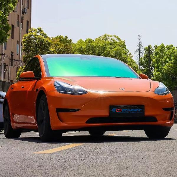 Luxury PET Car Window Film 99% UV IR Rejection 61.4% VLT