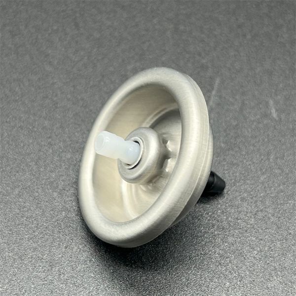 Child-Resistant Safety Lock Hair Mousse Dispensing Nozzle for Family Households with Push-Turn Mechanism