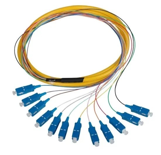 Customized Fiber Optic Pigtail Single Mode Simplex SC APC Fiber Pigtails
