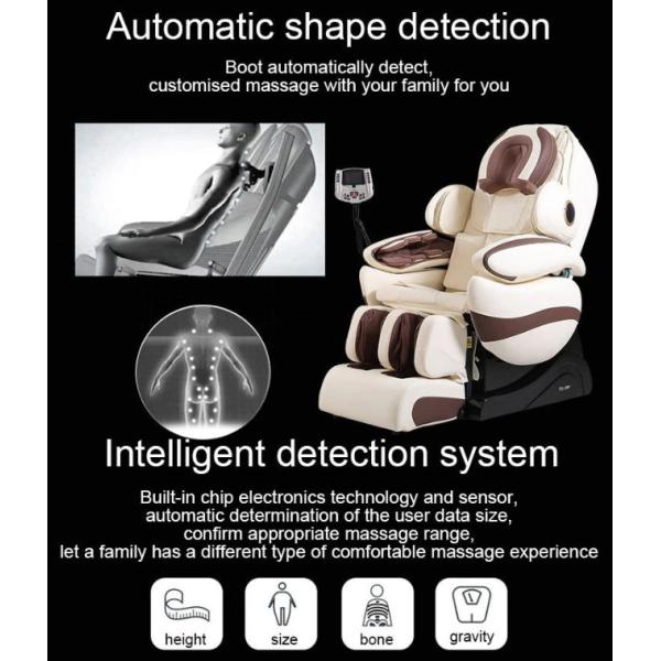 Zero Gravity Pu Leather Heated Massage Chair 50Hz 120W Seat Vibration