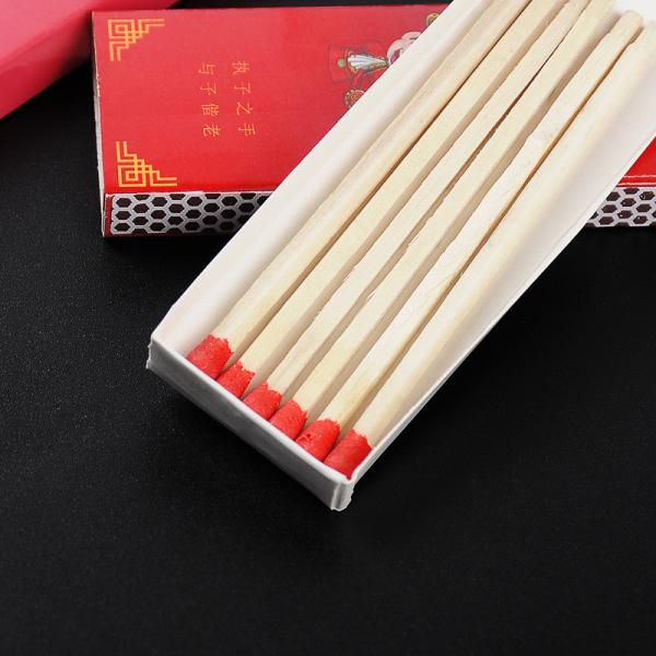 Red Head Wedding Matches Custom Logo Printing Safety Matches Red Tip