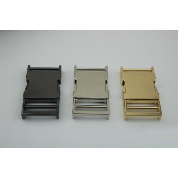 Fashion Metal Material Zinc Alloy Nickel Color 25 Mm Quickly Release Buckles For Webbing
