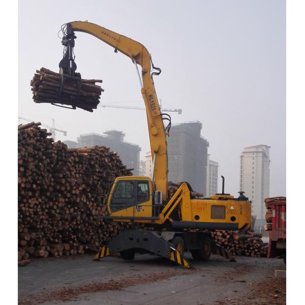 Wood Grab Machine WLYS25 Wheeled Material Handler Grab Crane