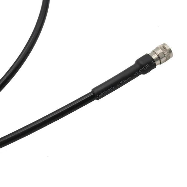 preto duplo 1mm do Polyolefin do tubo do psiquiatra do calor da parede de 3.2mm