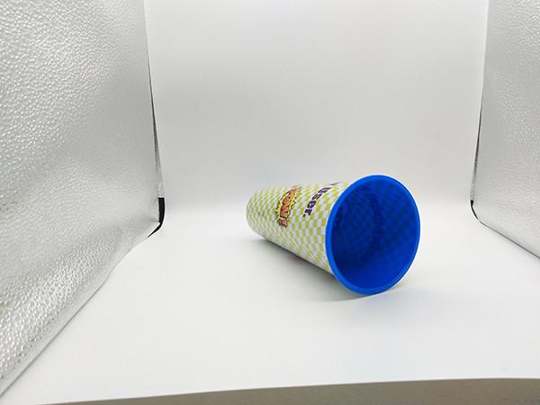 Eco-Friendly Disposable Plastic Cup For Restaurants , Iml Cups Customized Color