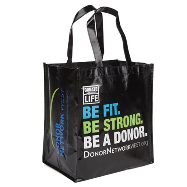 Fashionable Woven Cotton Tote Bag , Promotional Polypropylene Grocery Tote