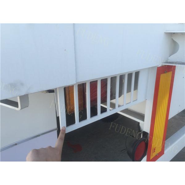 3 Axles Flatbed Container Trailer for Carry Container , Hoses , Cement Bags