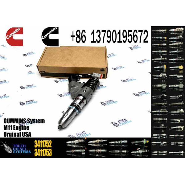 Spot Goods Fuel Injector 3406604 3064881 4026222 3411752 3084589 for Cummins M11 ISM11 QSM11 Diesel Engine Spare Parts