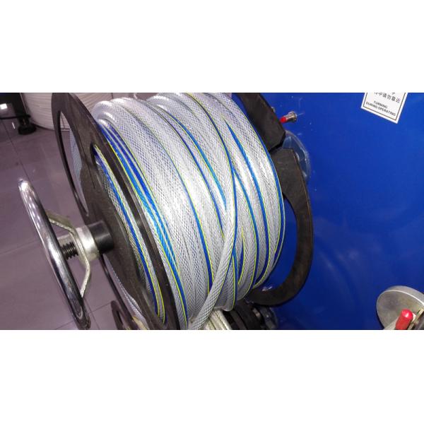 Шланг сада/заплетенная пряжа усилили линию штранг-прессования шланга ПВК, машину штранг-прессования трубы ПВК пластиковую