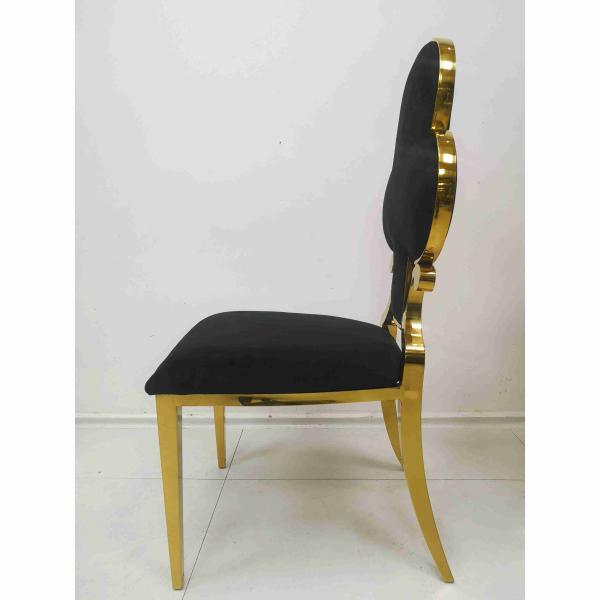 Обедать покера обитый цветком предводительствует железный каркас нержавеющей стали 201 W50xD65xH92cm