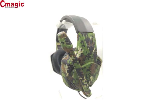 Wired Stereo Gaming Headset , Mobile Phones Headphones Compact Design For PC Computer