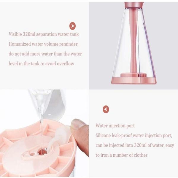 220V Industrial Fabric Portable Mini Garment Steamer Multi-Functional Steaming Iron Brush Clothing Iron