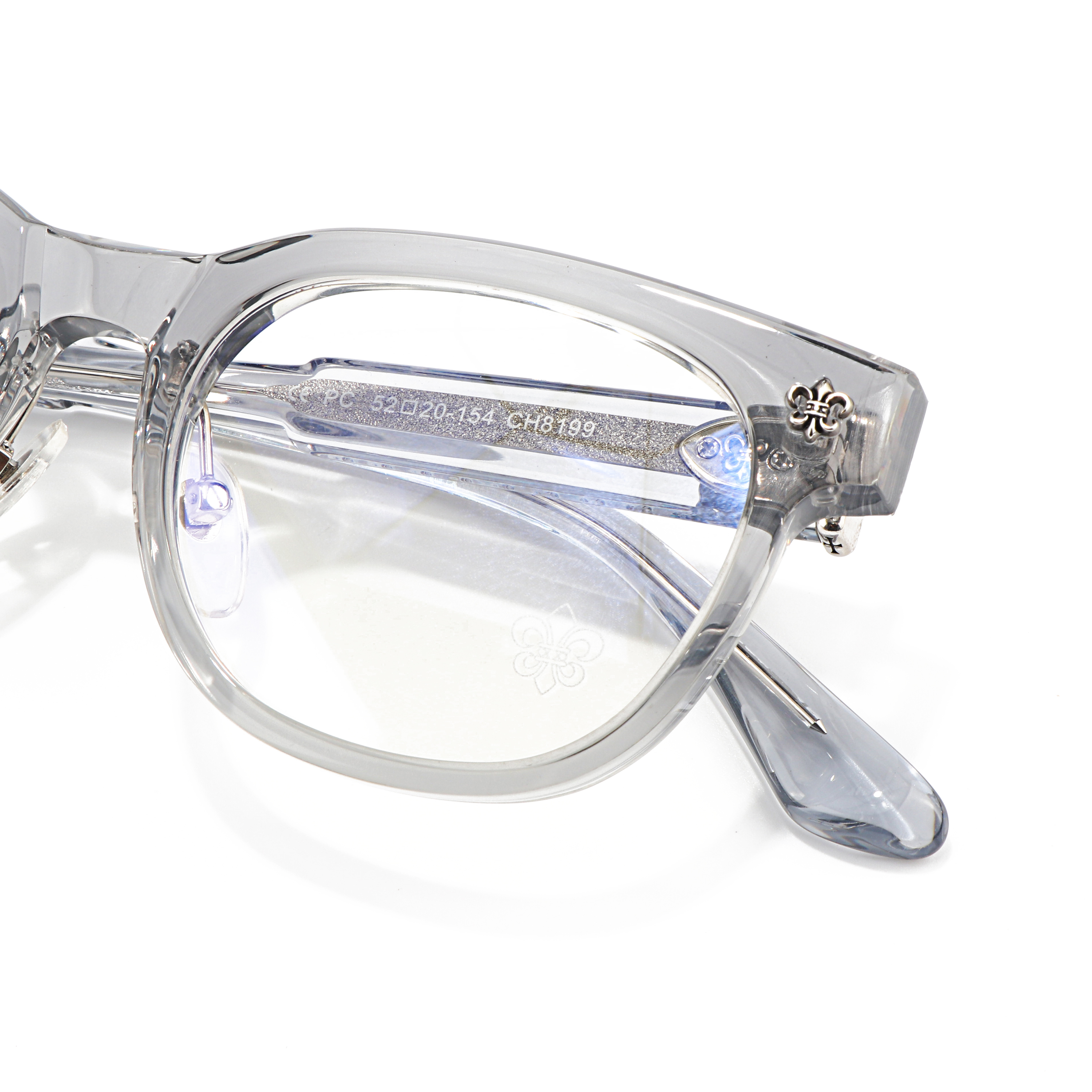 clear Acetate Round Frame Black Gold Transparent Optical Prescription Presbyopia Multifocal Cool Myopia Glasses for Men Women