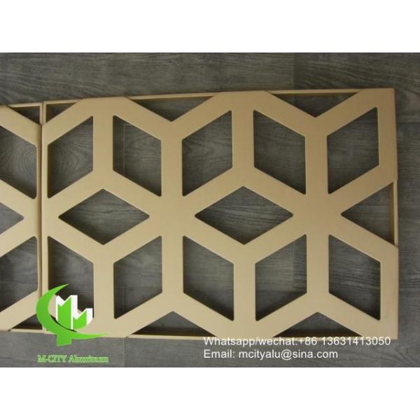 Panneau de revêtement de façade à motif en aluminium métallique pour mur rideau de façade avec panneau en aluminium d'épaisseur de 3 mm
