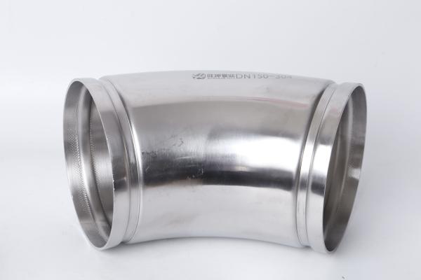 Round Stainless Steel Grooved Fittings Welded Grooved End Fittings