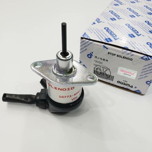 OUSIMA Fuel Shutoff Stop Solenoid Valve 1G772-60012 Shut Down 1G772-60012 12V For KUBOTA