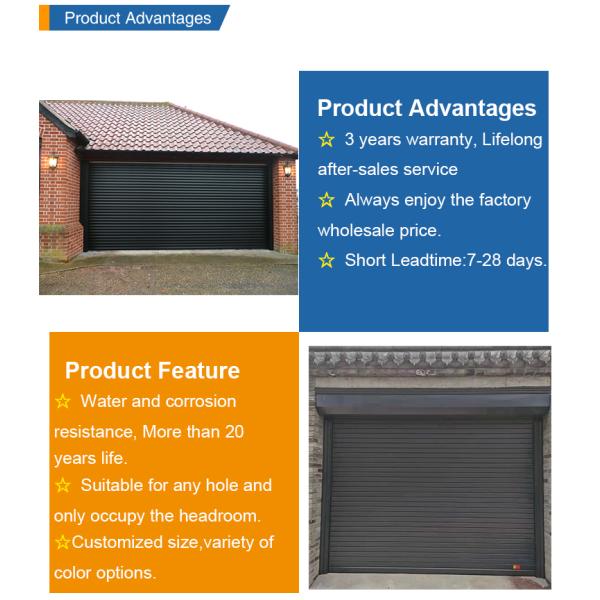 800N se lèvent l'alliage d'aluminium d'opération à haute fréquence rapide de portes de rouleau de portes d'obturation rapide de rouleau