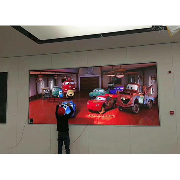 Square Indoor Full Color Outdoor Advertising Led Display 4mm 1200cd/㎡ 3840 Hz