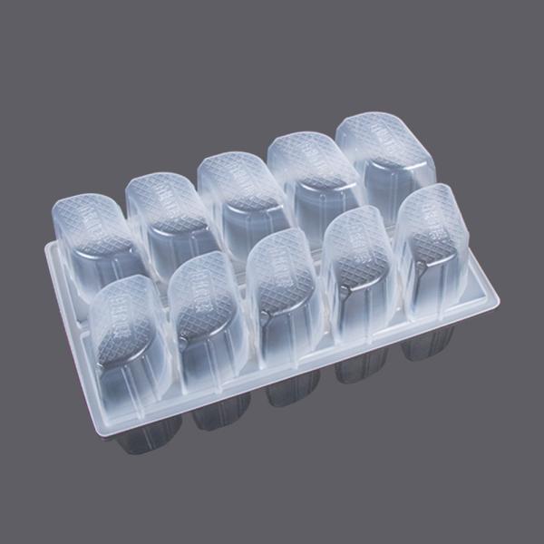 10 Compartments Soft Plastic Food Tray Dumpling Packaging