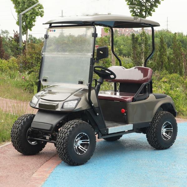 Red Color 14 Inches Off-Road Tires 4 Wheel LSV Utility 2 Seater Mini Golf Cart Off Road Custom