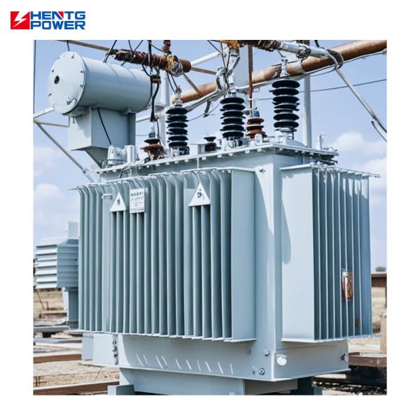 Three Phase Oil Immersed Distribution Transformer 35KV Class ONAN Cooling Customizable
