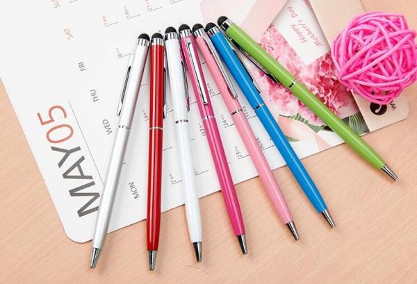 Hotel Use Slim Metal Pen metal stylus touch screen pen for promotional