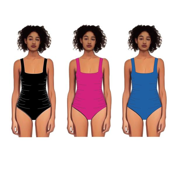 Custom High Waist Fitness Bikini One Piece Women Swimwear AS SHOW 82%Nylon 18%Elastane