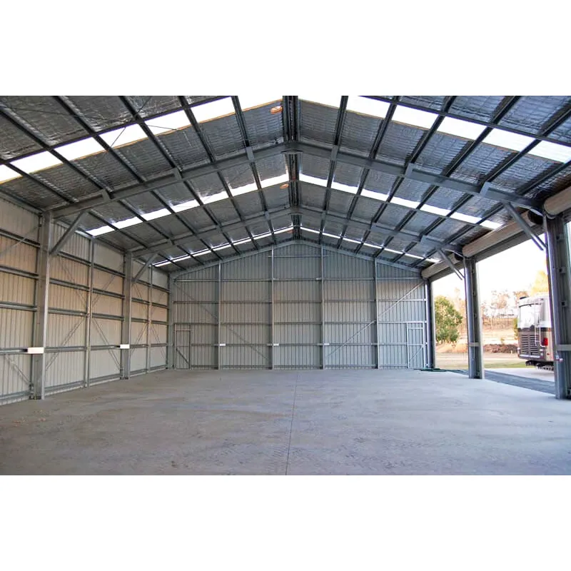 Anti-Corrosion Customizable Prefabricated Steel Warehouse with 50 Years Using Life