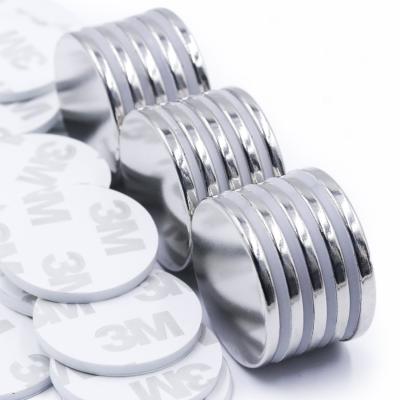 Kellin Neodymium Magnet Disc with 3M Adhesive DIY magnet Multi Use Indoor/Outdoor