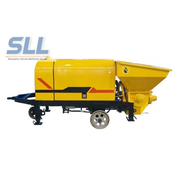 4kw Construction Machine Cement Mortar Pump For Sand / Cement / Mortar