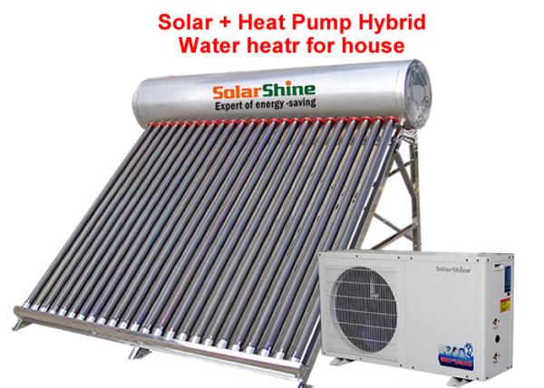 solar thermal and heat pump hybrid water heater 3