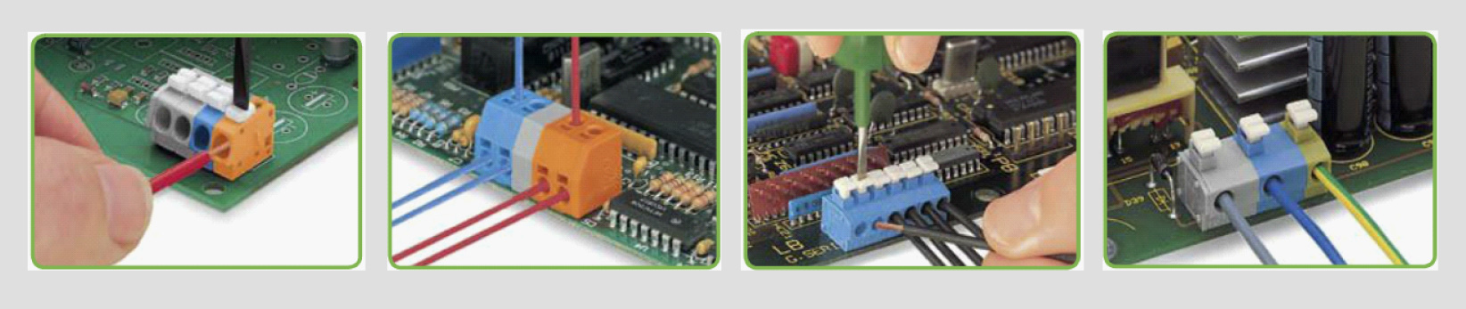 6A - сертификаты CE VDE CQC UL CUL терминального блока PCB Маунта полного диапасона 500A