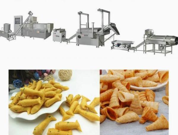 Tri machine d'extrudeuse de casse-croûte de nourriture de granule de D, machines frites de traitement des denrées alimentaires des produits alimentaires