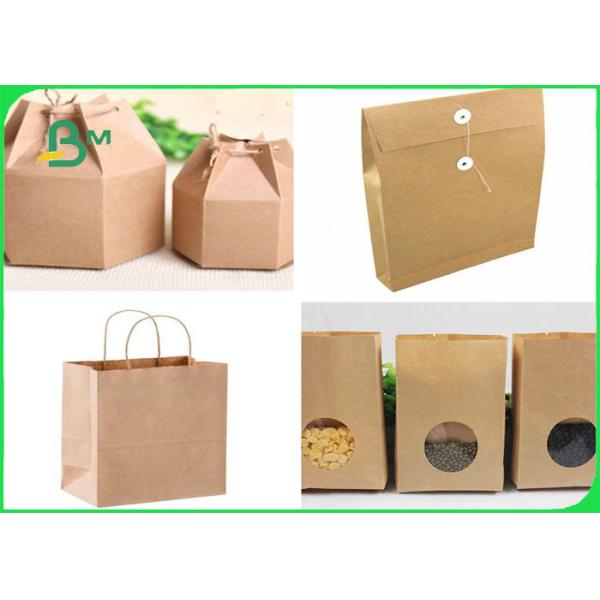 100GSM 120GSM повторно использовало крен Брауна Kraft бумажный для сумок бакалей