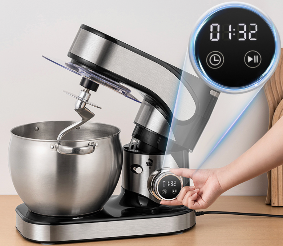 1500W 8.5L Multi-Function Stand Mixer with Stainless Steel Bowl